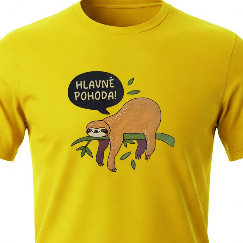 Tričko Lenochod - Hlavně pohoda!