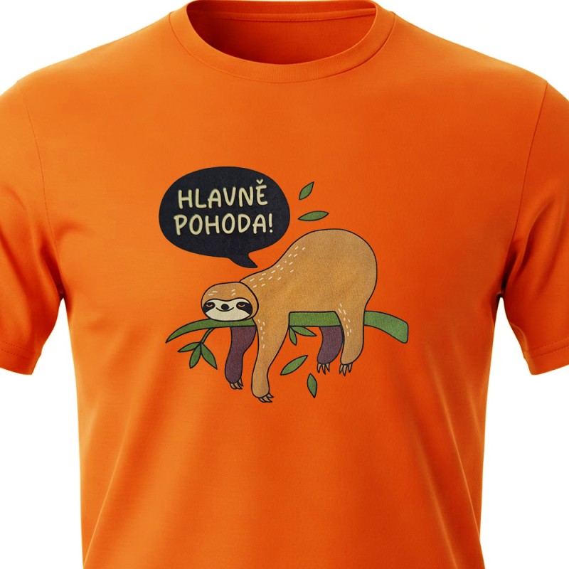 Tričko Lenochod - Hlavně pohoda!