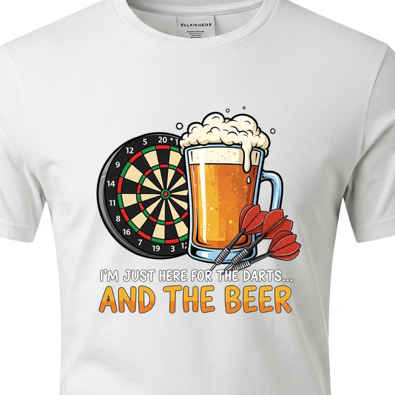 Tričko Šipky - Darts and Beer