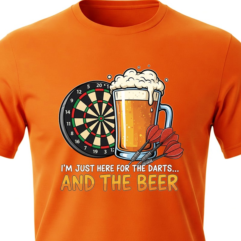 Tričko Šipky - Darts and Beer
