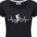 Tričko EKG kolo dámské