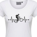 Tričko EKG kolo dámské
