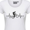 Tričko EKG kolo dámské