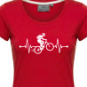 Tričko EKG kolo dámské