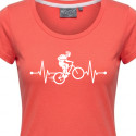 Tričko EKG kolo dámské