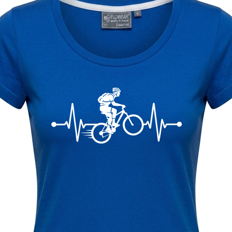 Tričko EKG kolo dámské
