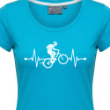 Tričko EKG kolo dámské